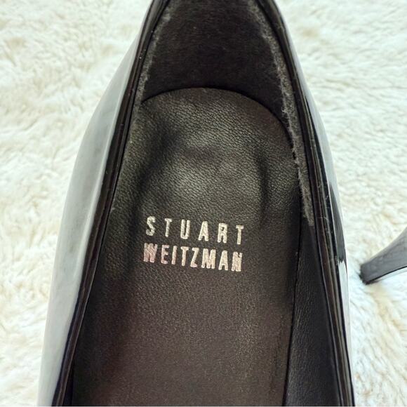 Stuart Weitzman patent leather high heels women shoes size 8 US - Picture 2 of 7